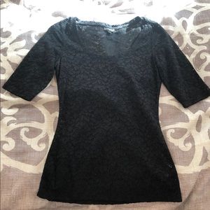 Black lace top